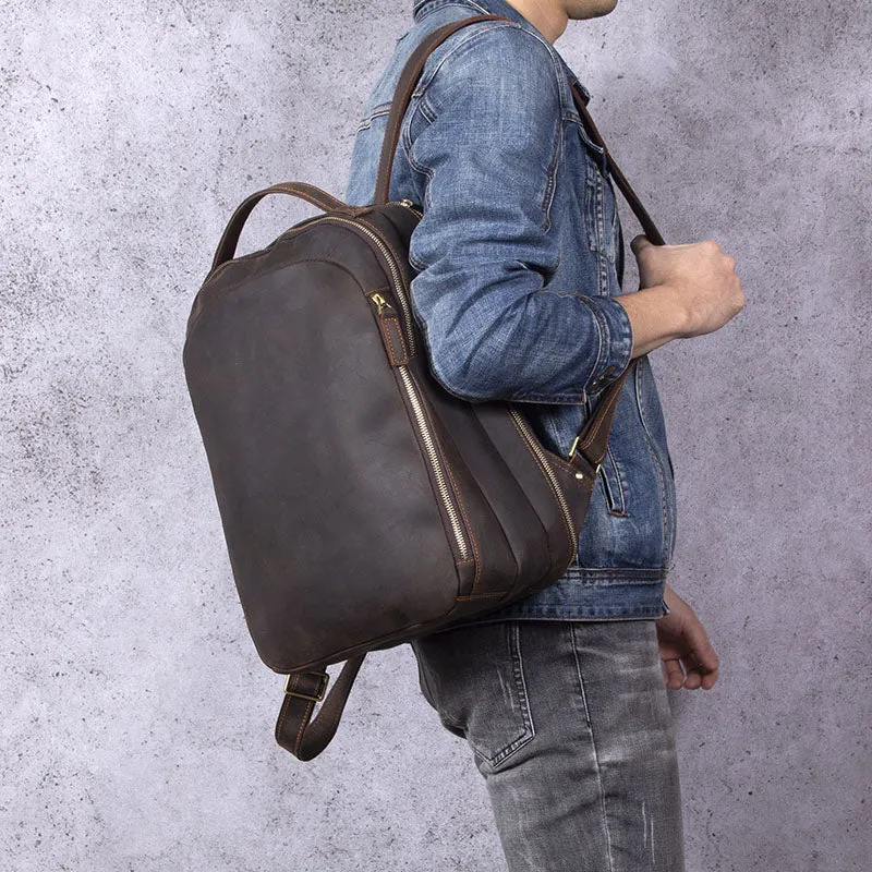 Tan Leather Rucksack | Dead Sea