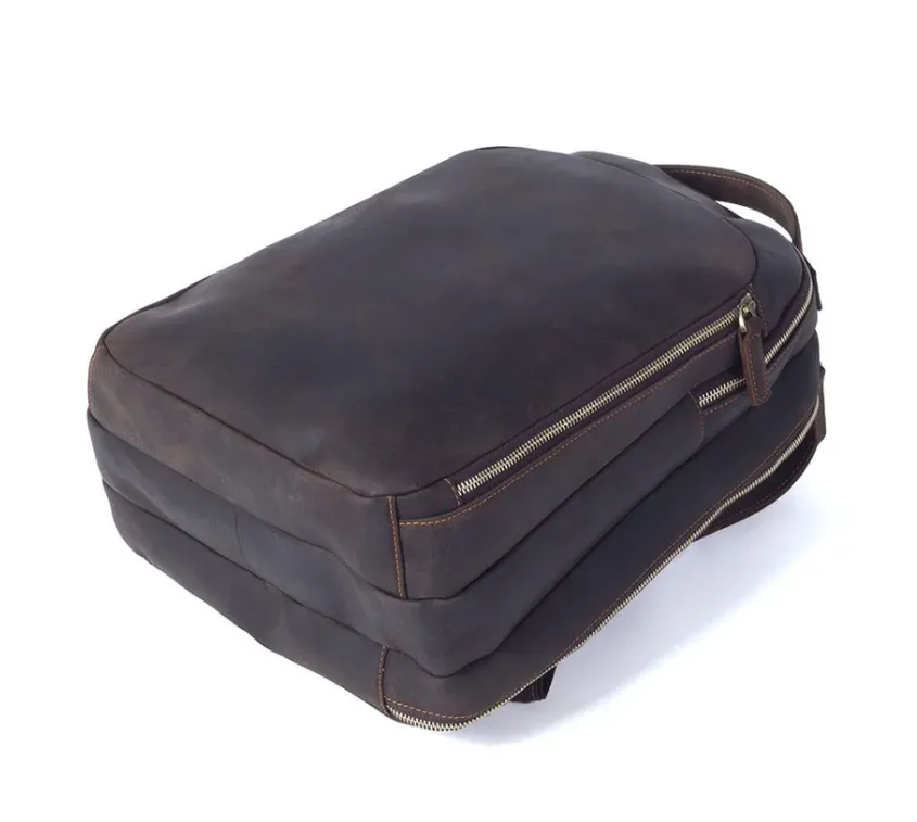 Tan Leather Rucksack | Dead Sea