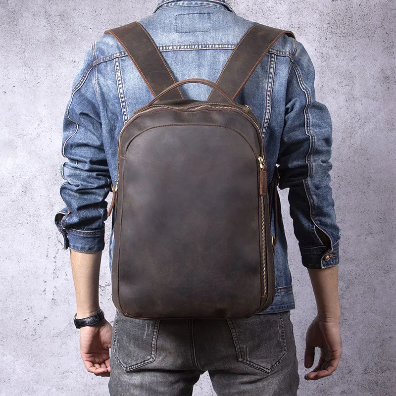 Tan Leather Rucksack | Dead Sea