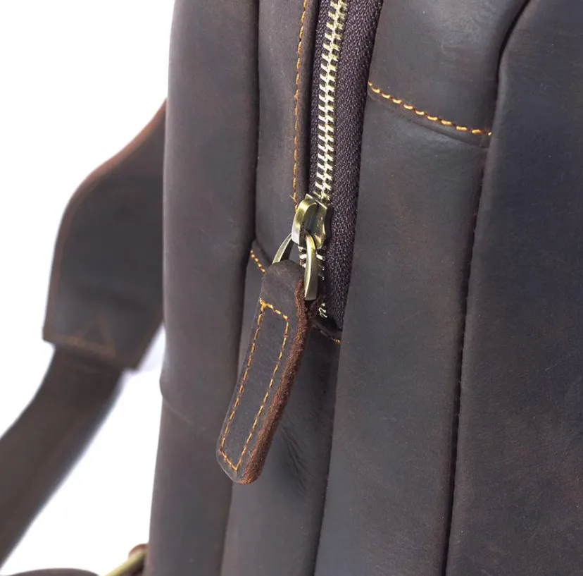 Tan Leather Rucksack | Dead Sea