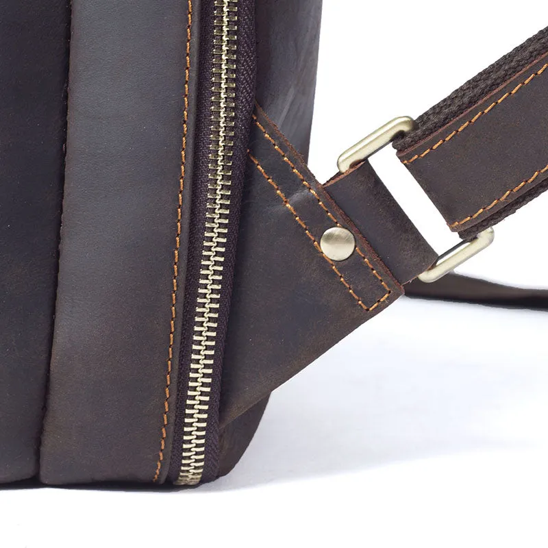 Tan Leather Rucksack | Dead Sea