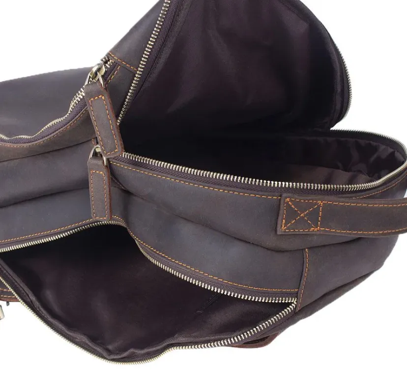 Tan Leather Rucksack | Dead Sea
