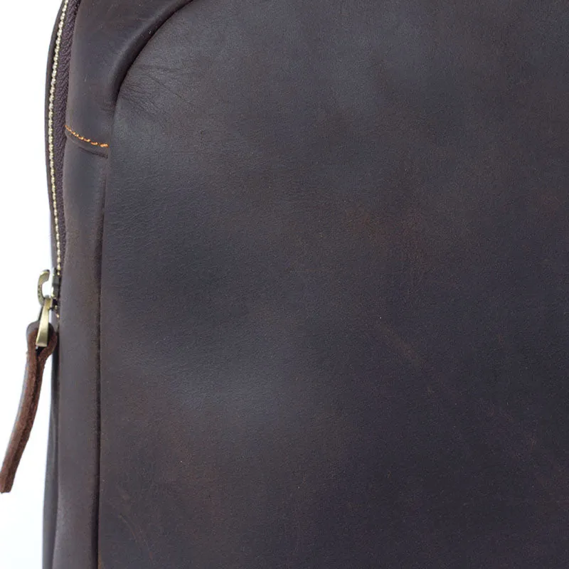Tan Leather Rucksack | Dead Sea