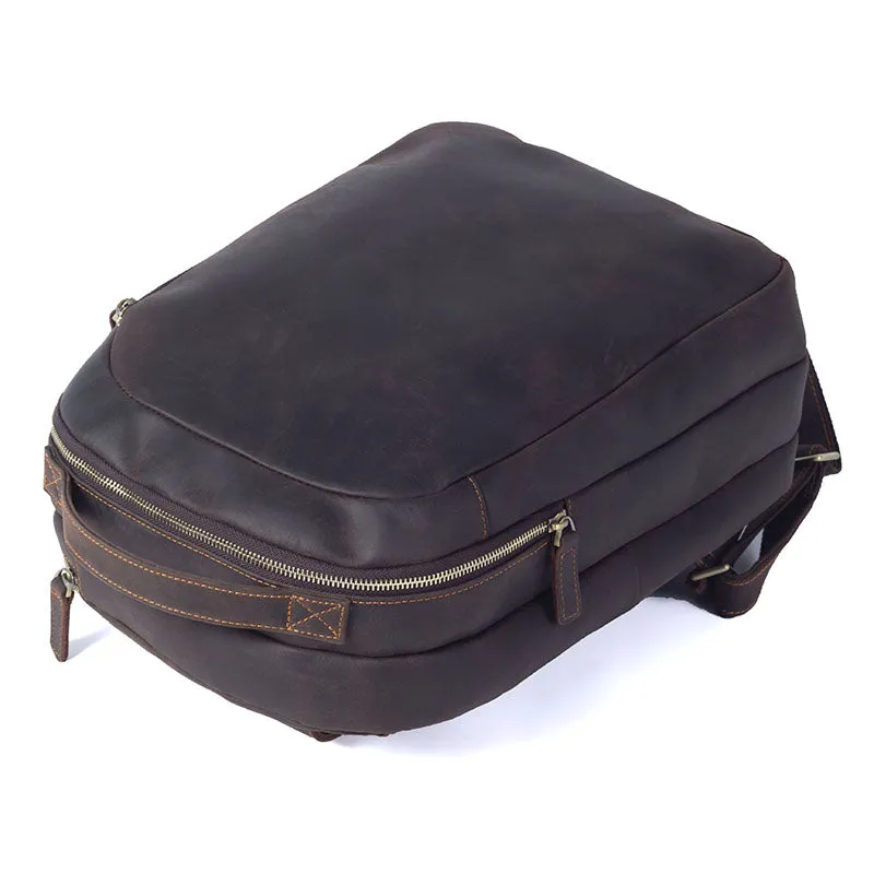 Tan Leather Rucksack | Dead Sea