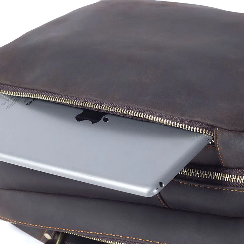 Tan Leather Rucksack | Dead Sea