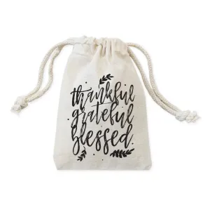 Thankful, Grateful, Blessed Thanksgiving Favor Bags, 6-Pack