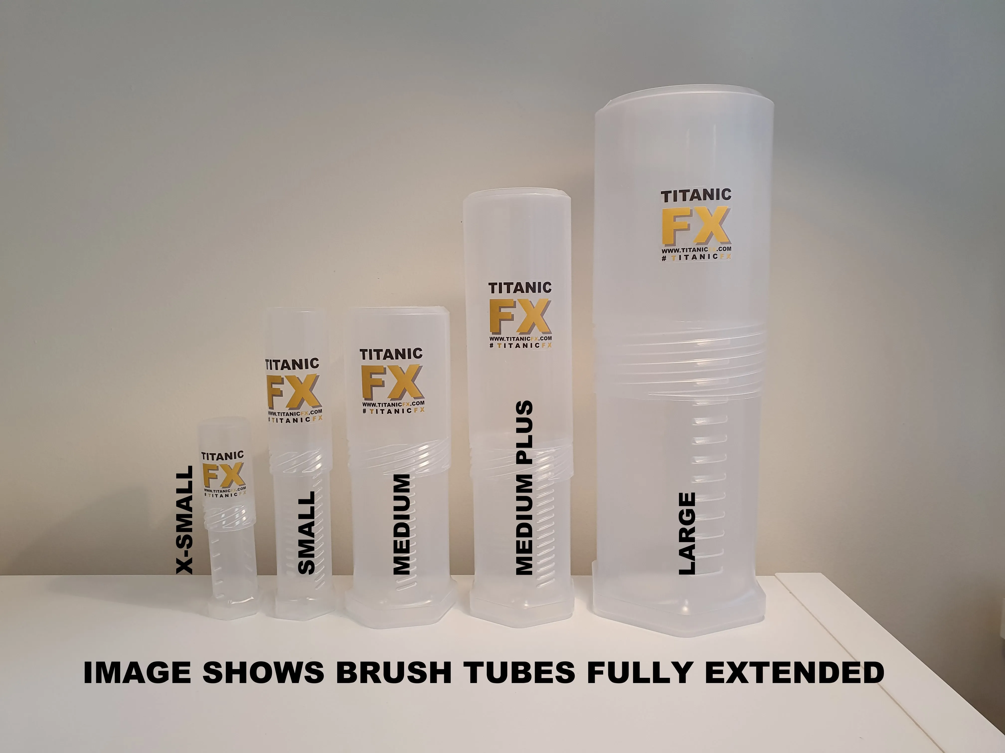 Titanic FX Twist-up Brush / Tool Protector Case (Available in 5 sizes)