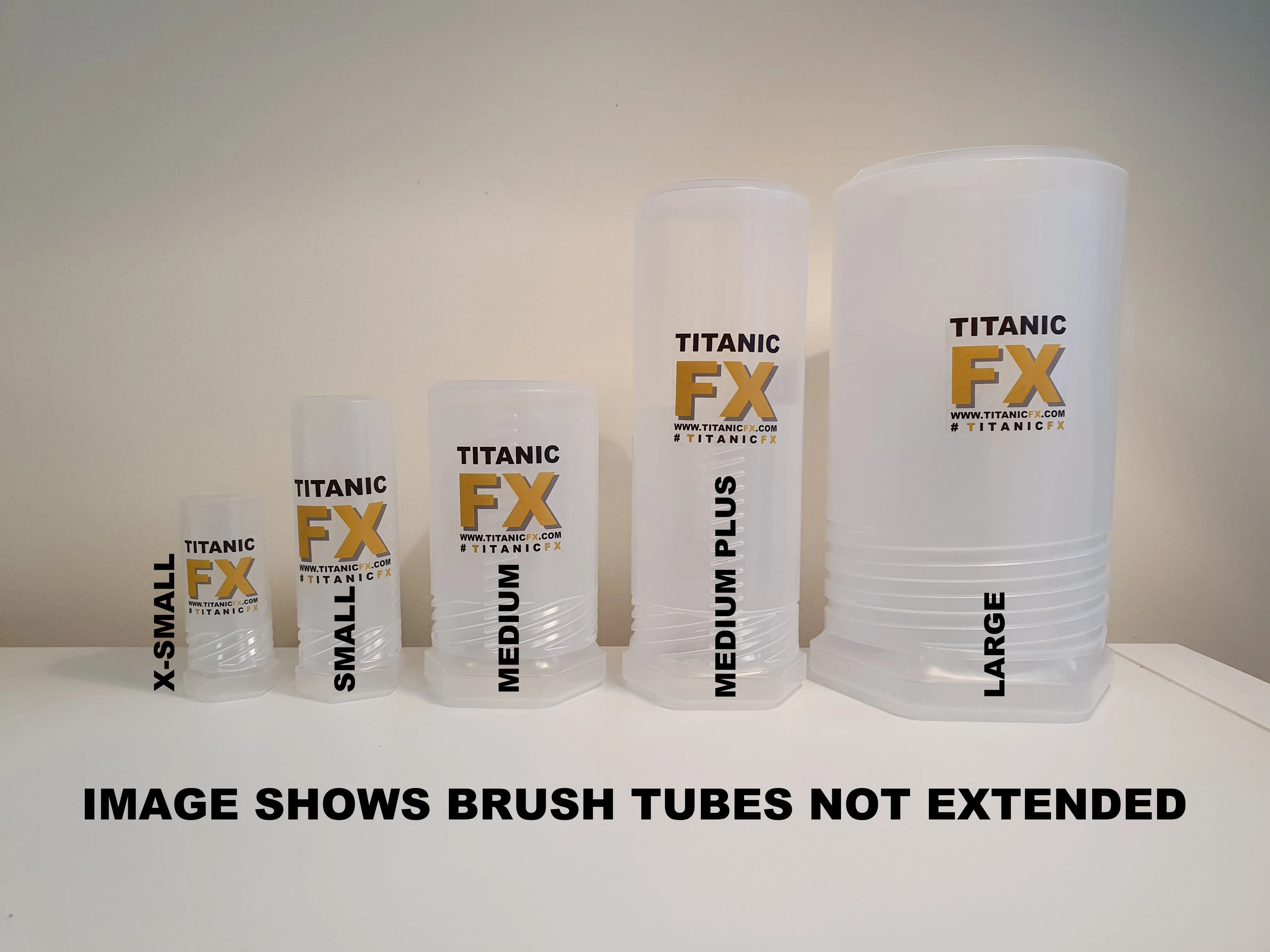Titanic FX Twist-up Brush / Tool Protector Case (Available in 5 sizes)