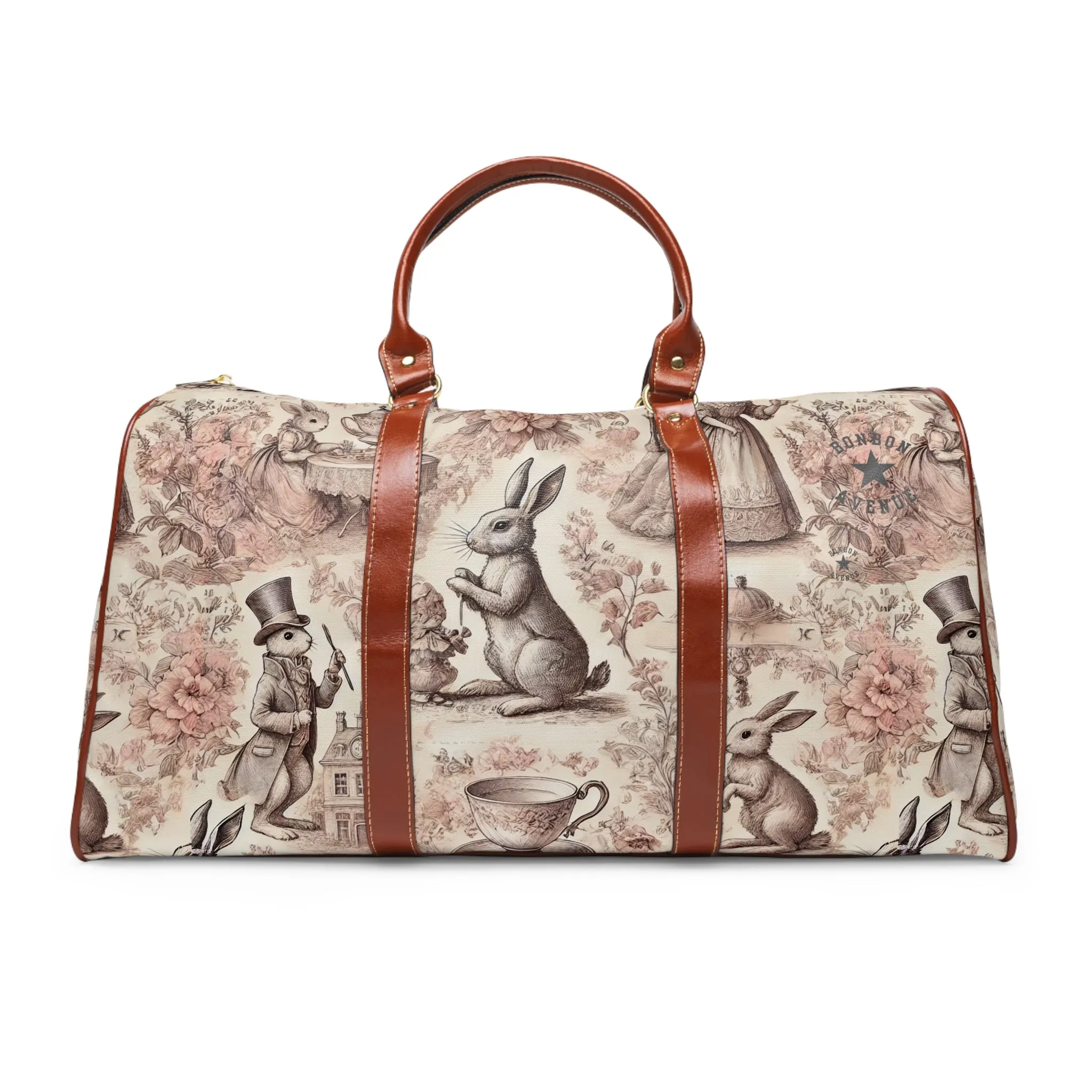Toile de Jouy Weekender Bag - Bonbon Avenue Village Collection