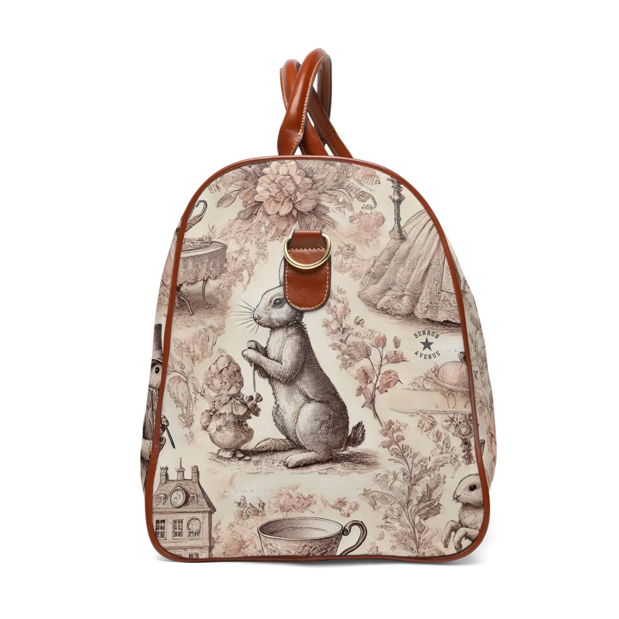 Toile de Jouy Weekender Bag - Bonbon Avenue Village Collection