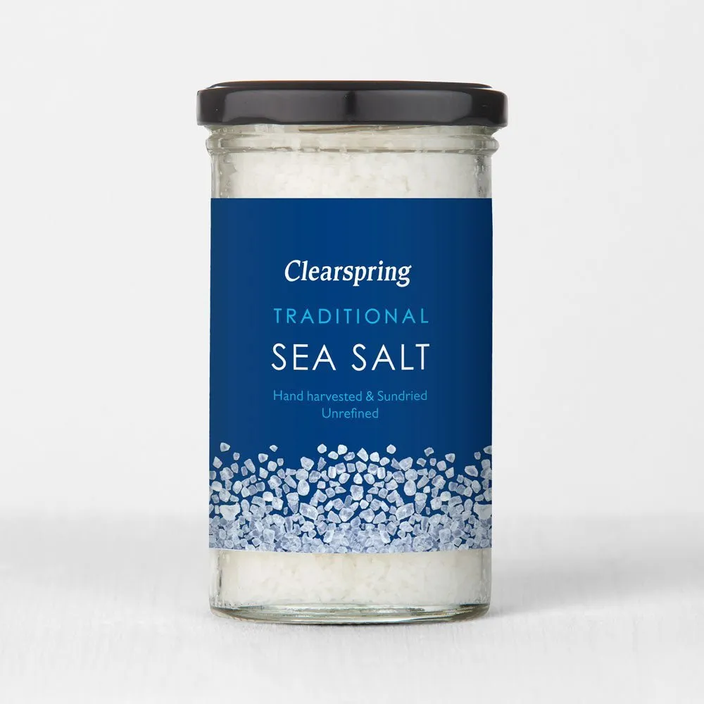 Traditional Unrefined Sea Salt - Hand Harvested & Sundried (6 Pack)