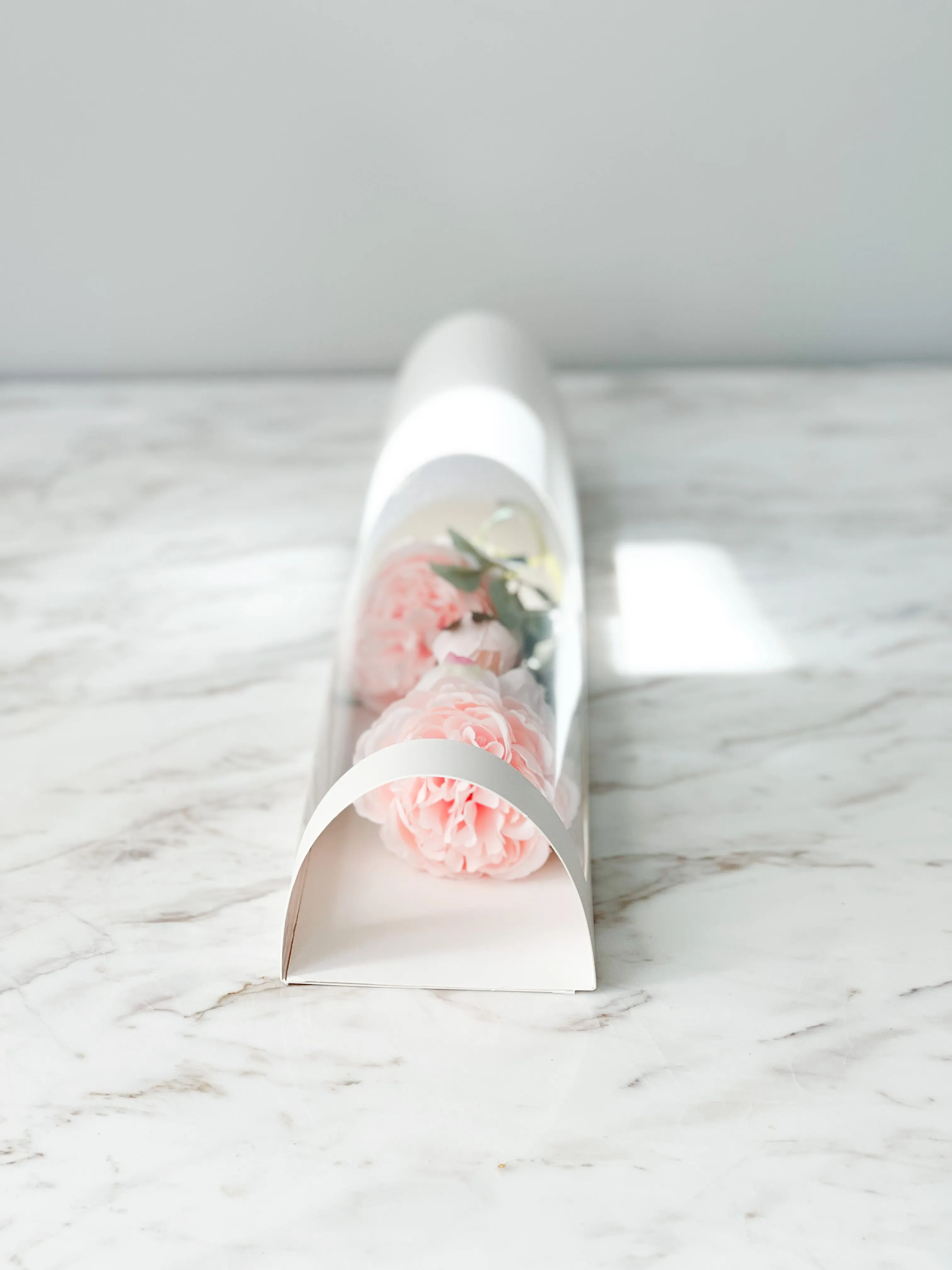 Transparent Flower Box (No Bottom)