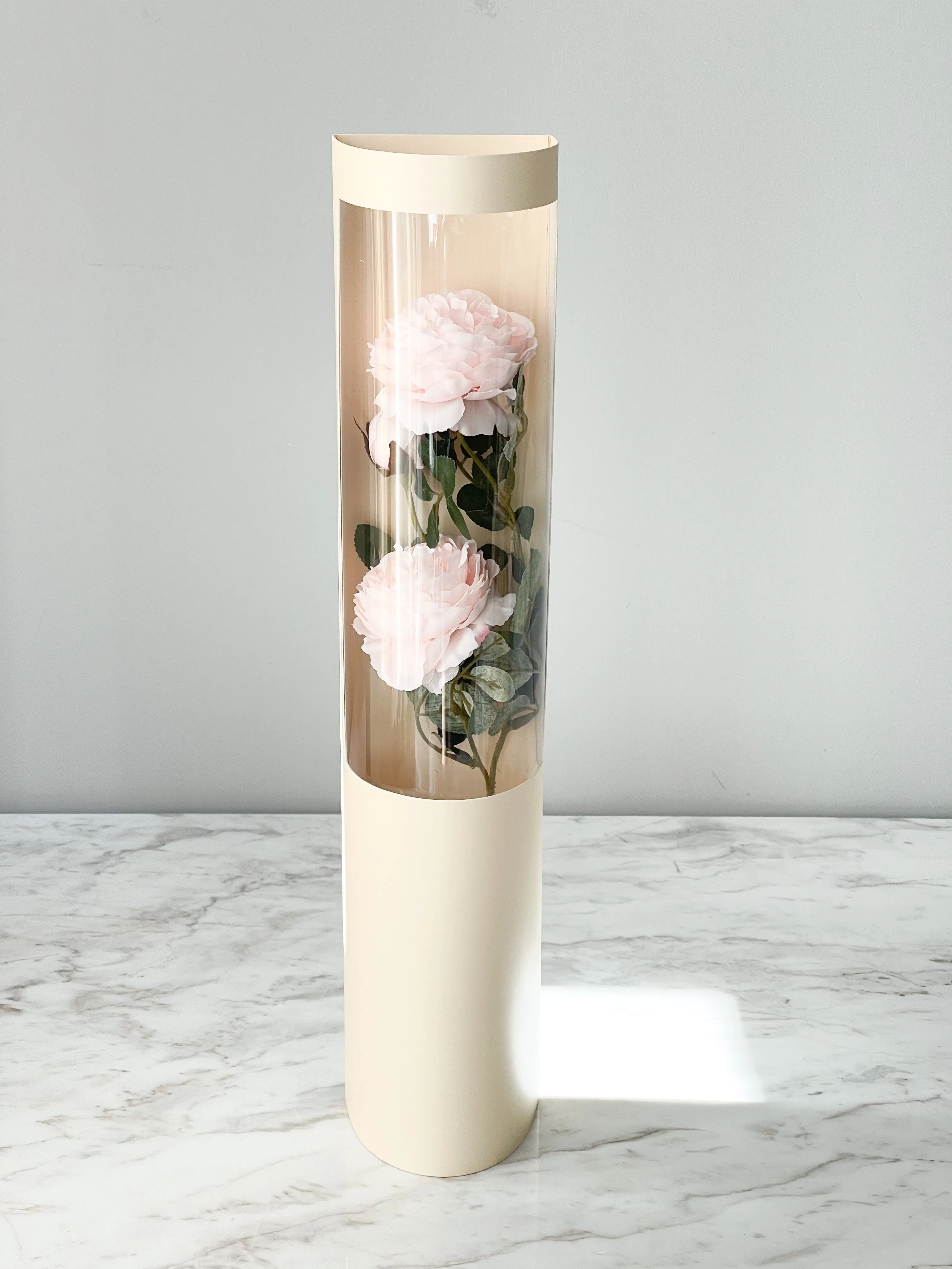 Transparent Flower Box (No Bottom)
