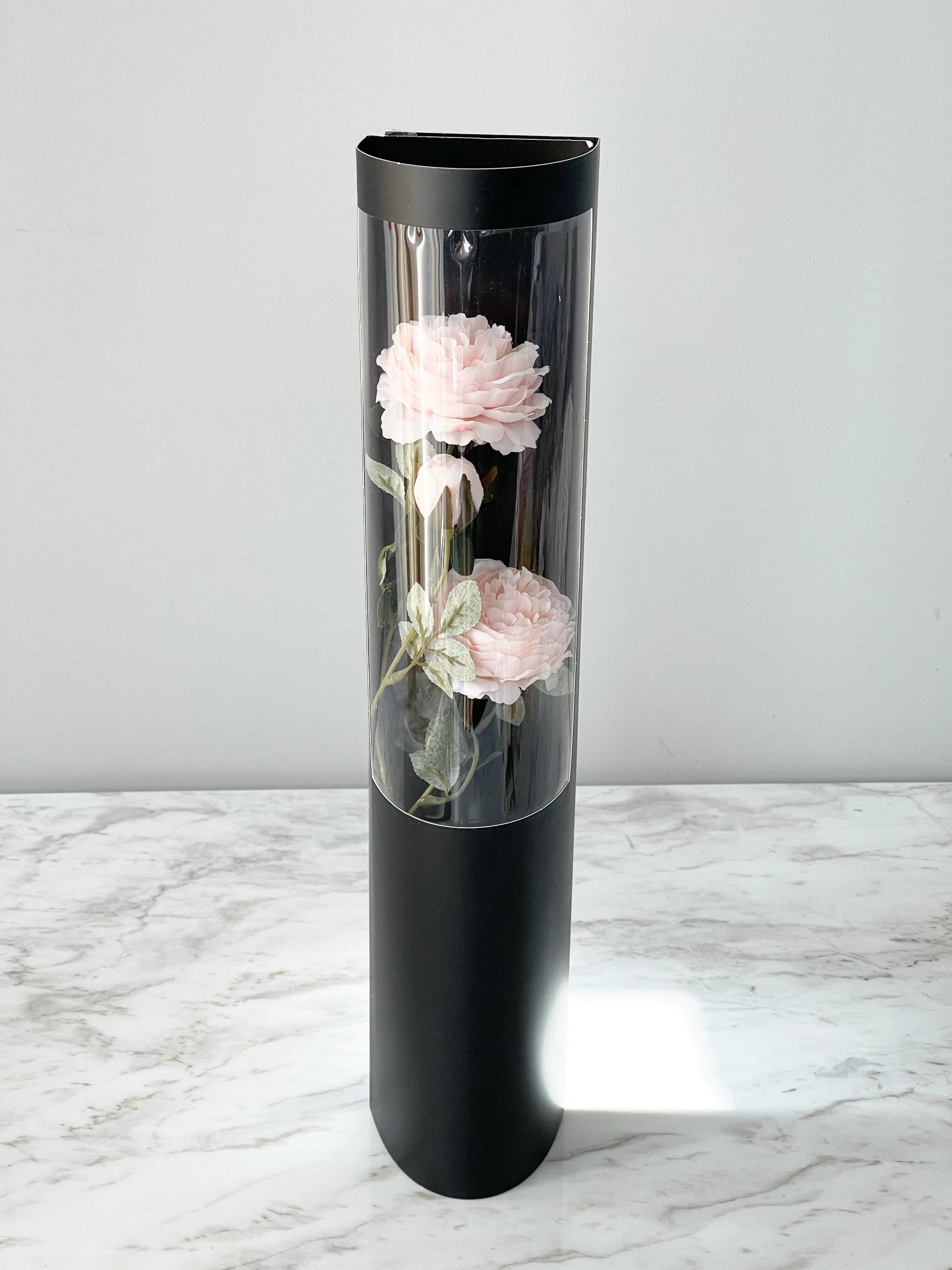 Transparent Flower Box (No Bottom)
