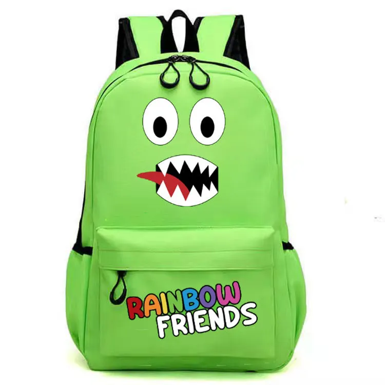 Trendy Rainbow Friends Game Modeling Cartoon Backpacks