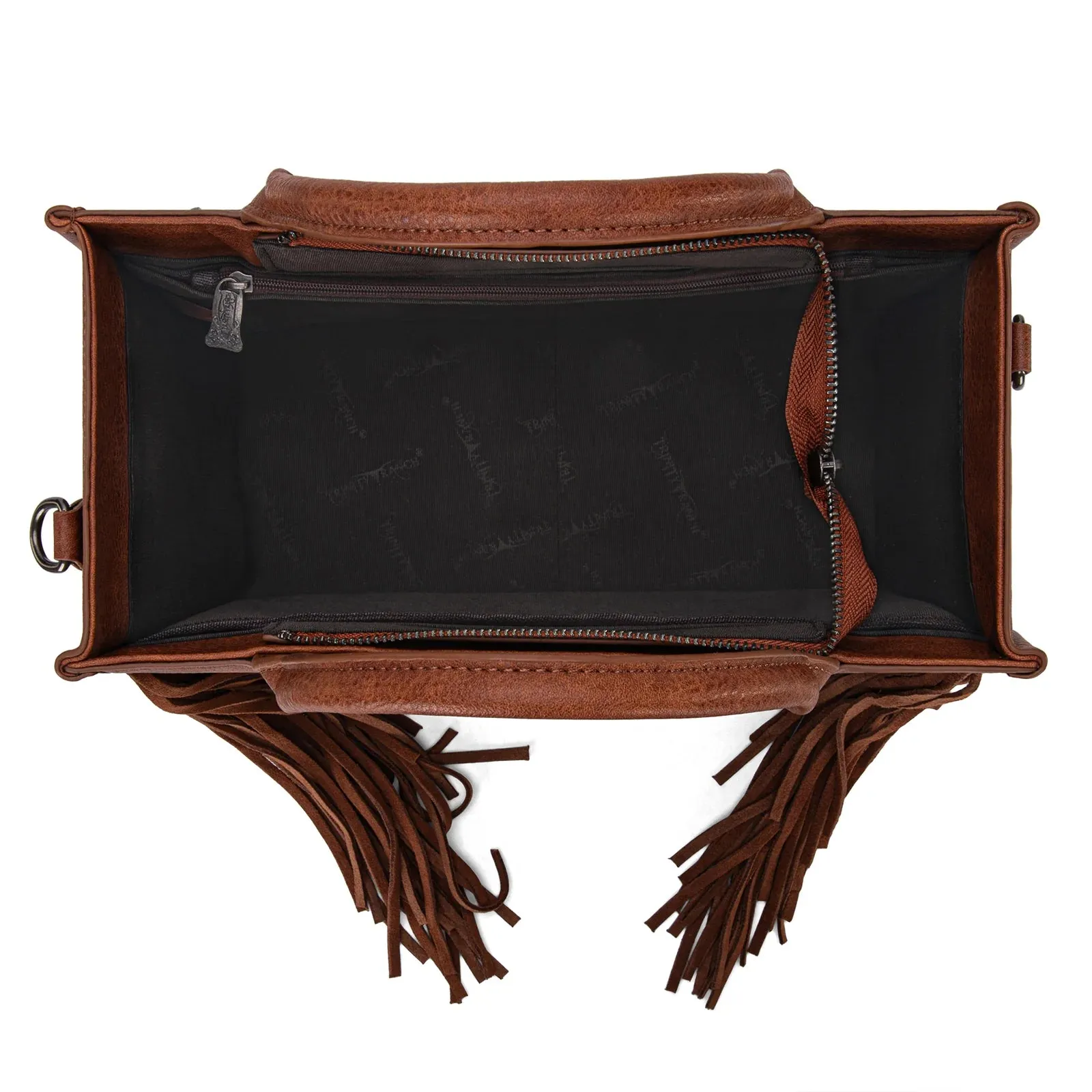 Trinity Ranch Tooled Fringe Concealed Carry Crossbody