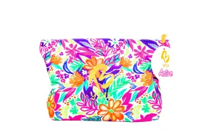 Tropical - Mini Canvas Bag with Zip