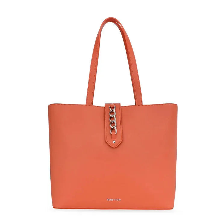 United Colors of Benetton Andreana Women's Tote Orange