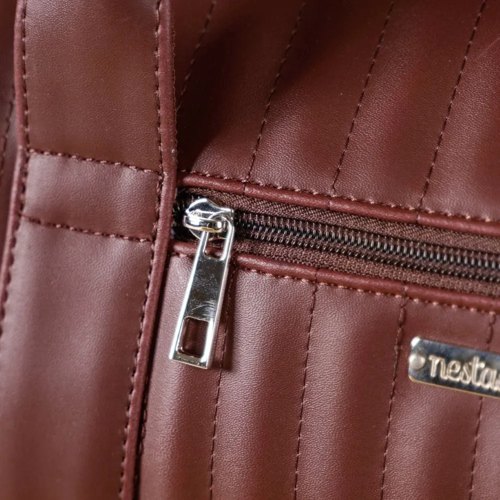 Wanderlust Duffle Bag Brown Small 14x7 Inch
