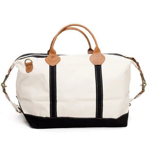 Weekender Duffle with Black Trim