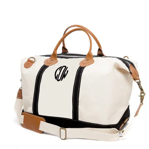 Weekender Duffle with Black Trim