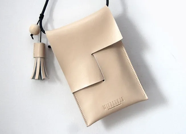 White Crossbody Purse Crossbody Phone Purse Mini Leather Crossbody Bag Women'Small Crossbody Bag