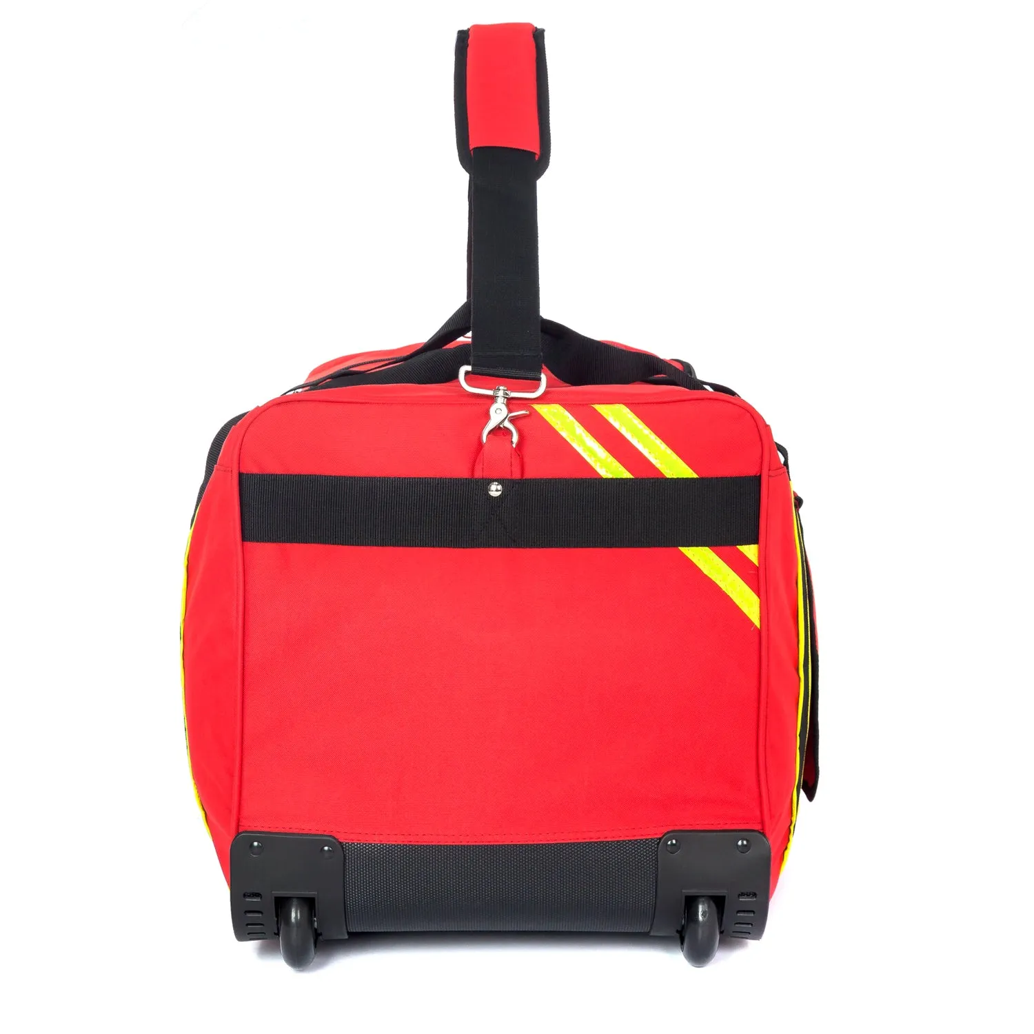 Wholesale 4 pcs  Rolling Firefighter  Heavy-Duty Gear Duffel Bag Deluxe EMT EMS Duffel with Wheels  |||   4 PACKS | $74.99 PER PACK
