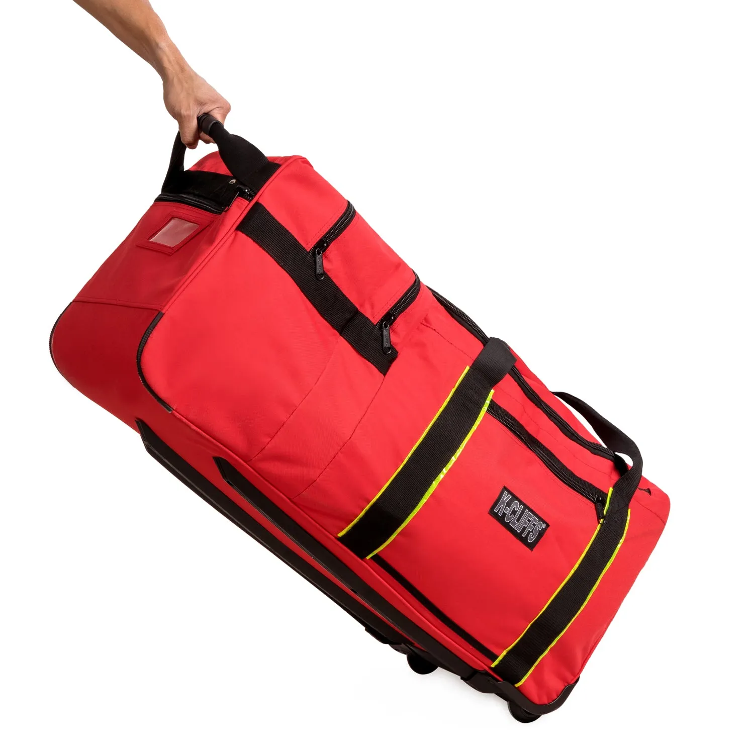 Wholesale 4 pcs  Rolling Firefighter  Heavy-Duty Gear Duffel Bag Deluxe EMT EMS Duffel with Wheels  |||   4 PACKS | $74.99 PER PACK