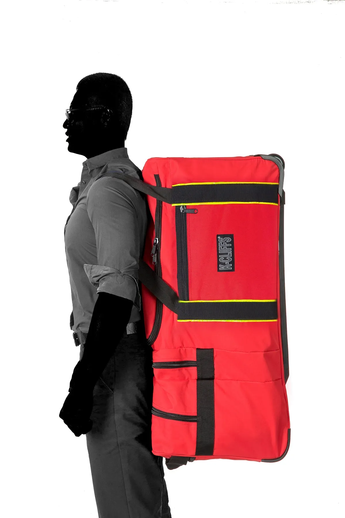 Wholesale 4 pcs  Rolling Firefighter  Heavy-Duty Gear Duffel Bag Deluxe EMT EMS Duffel with Wheels  |||   4 PACKS | $74.99 PER PACK