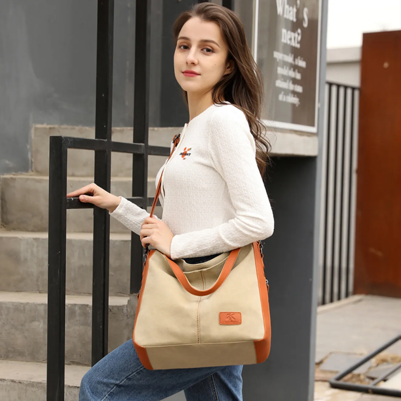 Women Fashion Shoulder Crossbody Canvas Bag (Buy 2 Save More 15%)