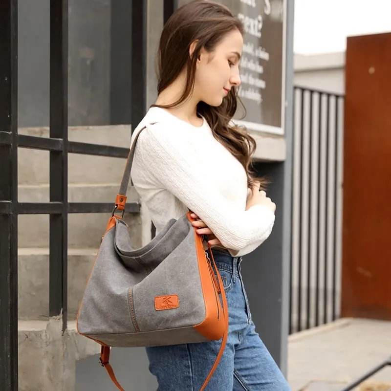 Women Fashion Shoulder Crossbody Canvas Bag (Buy 2 Save More 15%)