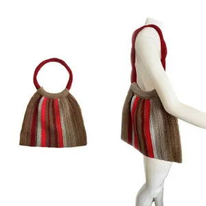 Women Purse Red Brown