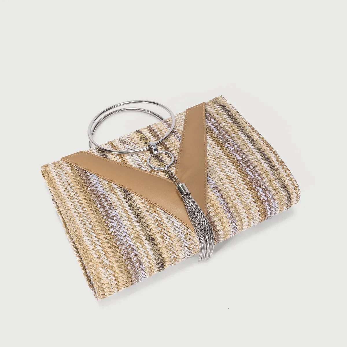 Women Straw Bag Evening Clutch Purse Elegant Lady Handbags Formal Party Clutches Purses For Wedding/Prom/Cocktail