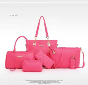 Women's 5 Bag Set With 5 Color Options
