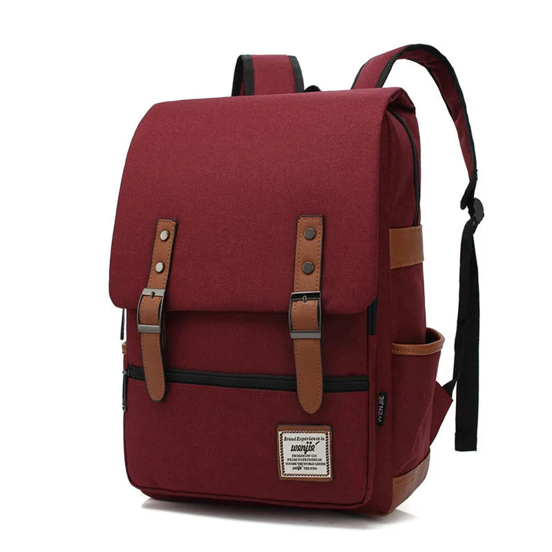 Women's & Men's & Personalized Retro Canvas Large Fashion Backpacks