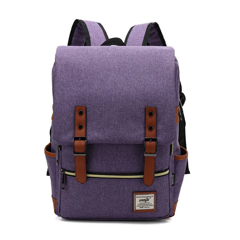 Women's & Men's & Personalized Retro Canvas Large Fashion Backpacks