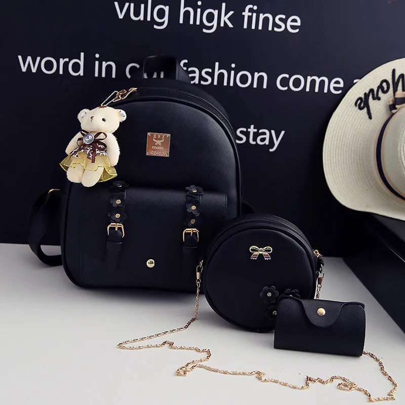 Women's Large Capacity Versatile Elegant Fashion Korean Backpacks