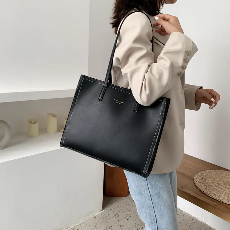 Women's Office Big Tote Lady High Capacity Handbags And Purses