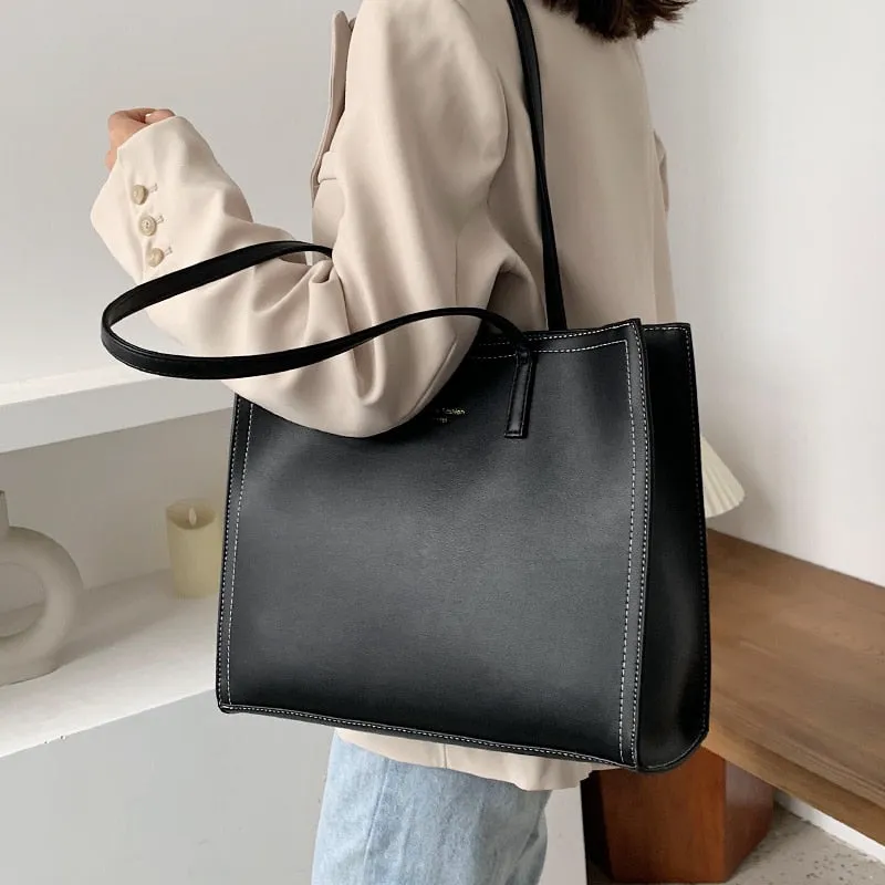 Women's Office Big Tote Lady High Capacity Handbags And Purses