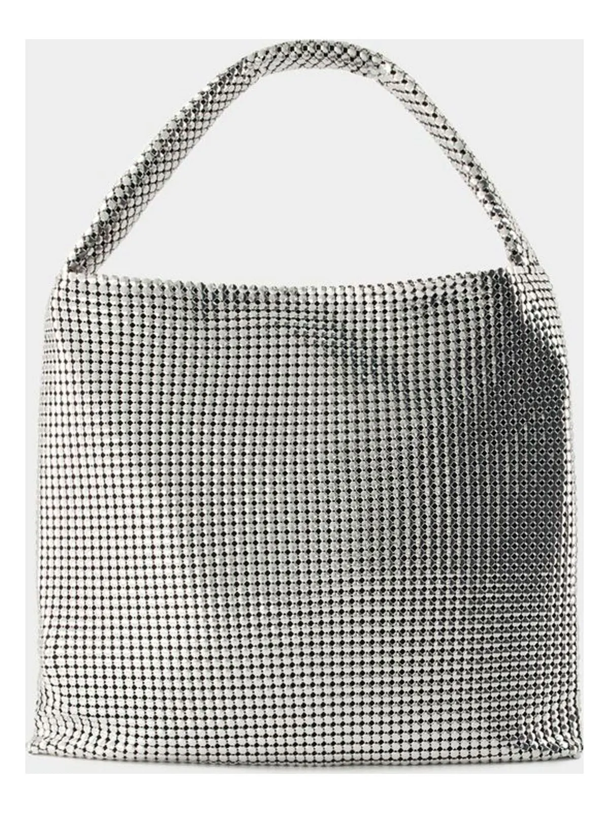 Women's Pixel Tote Bag in Silver | 24PSS0434MET607
