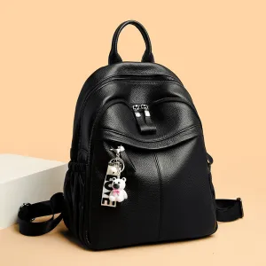 Women's Spring Fashion Large Capacity First Layer Backpacks