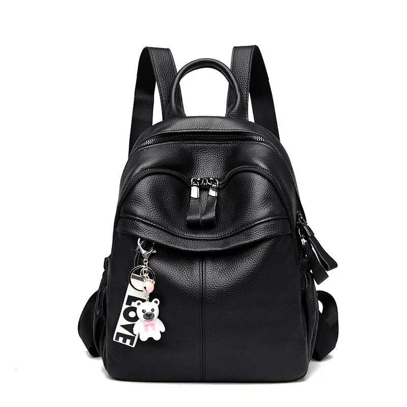 Women's Spring Fashion Large Capacity First Layer Backpacks
