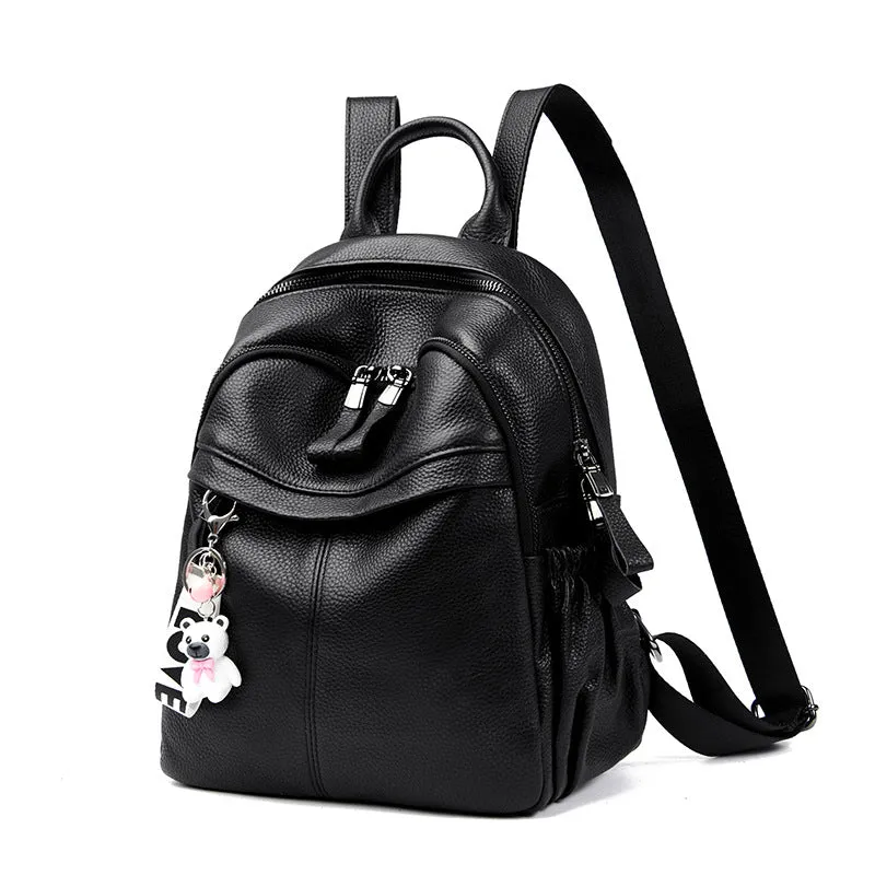Women's Spring Fashion Large Capacity First Layer Backpacks