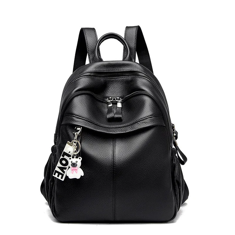 Women's Spring Fashion Large Capacity First Layer Backpacks