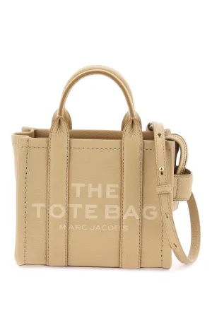 Women's The Leather Mini Tote Bag in Beige | H053L01RE22