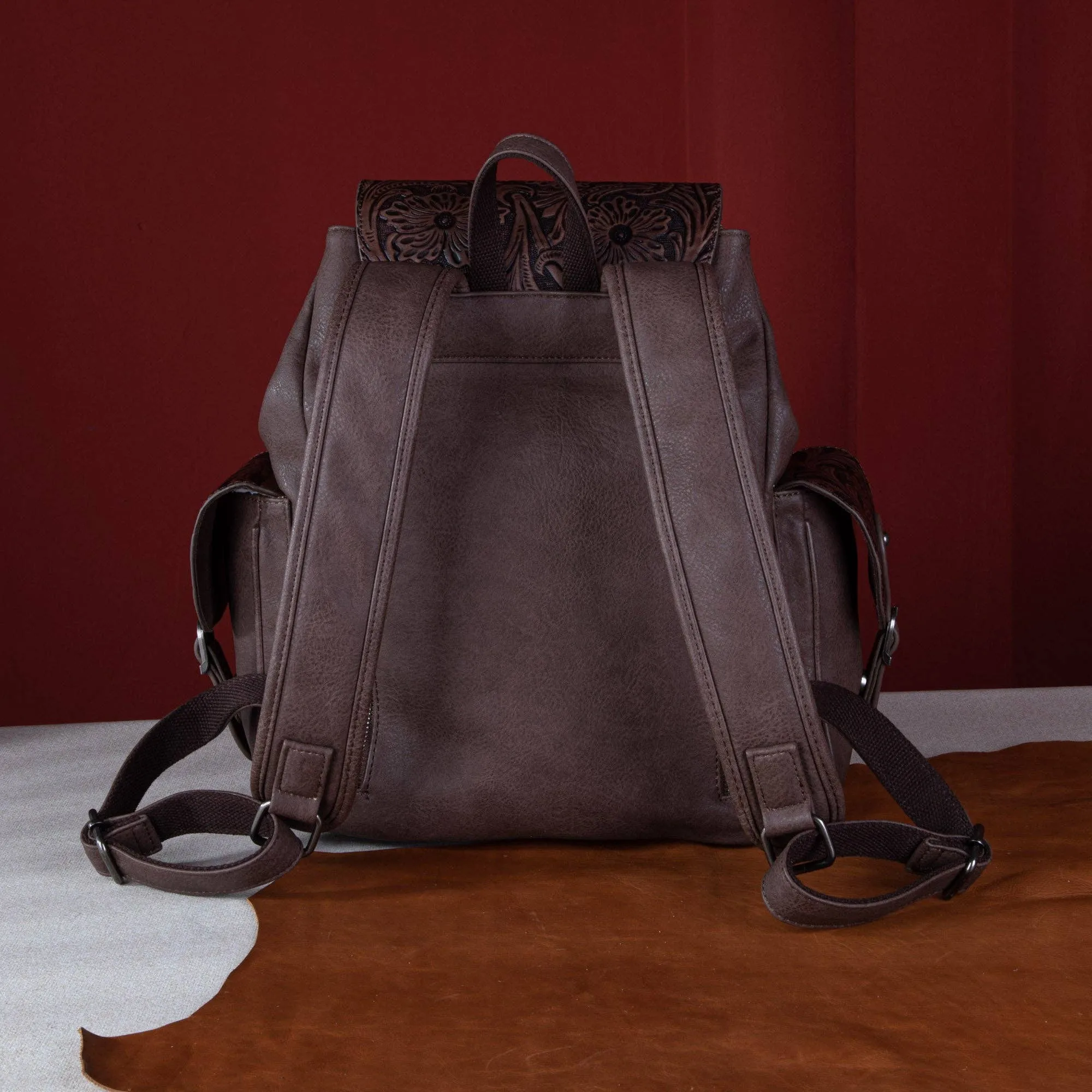 Wrangler Vintage Floral Tooled Backpack