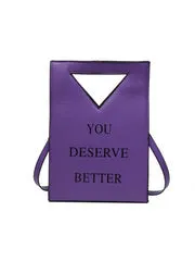 You Deserve Better MESSENGER BAG