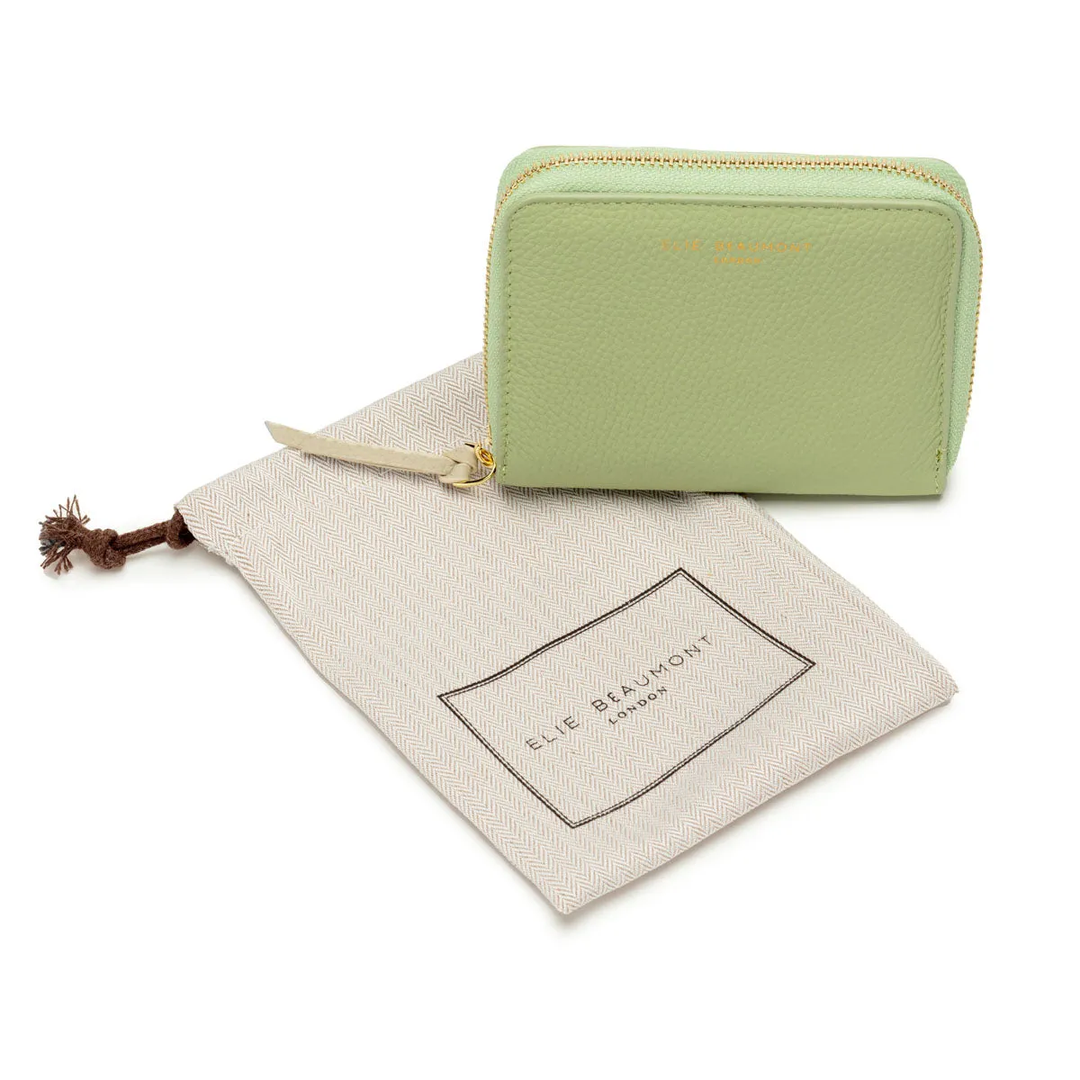 Zipper Purse/Wallet Mint - Stone