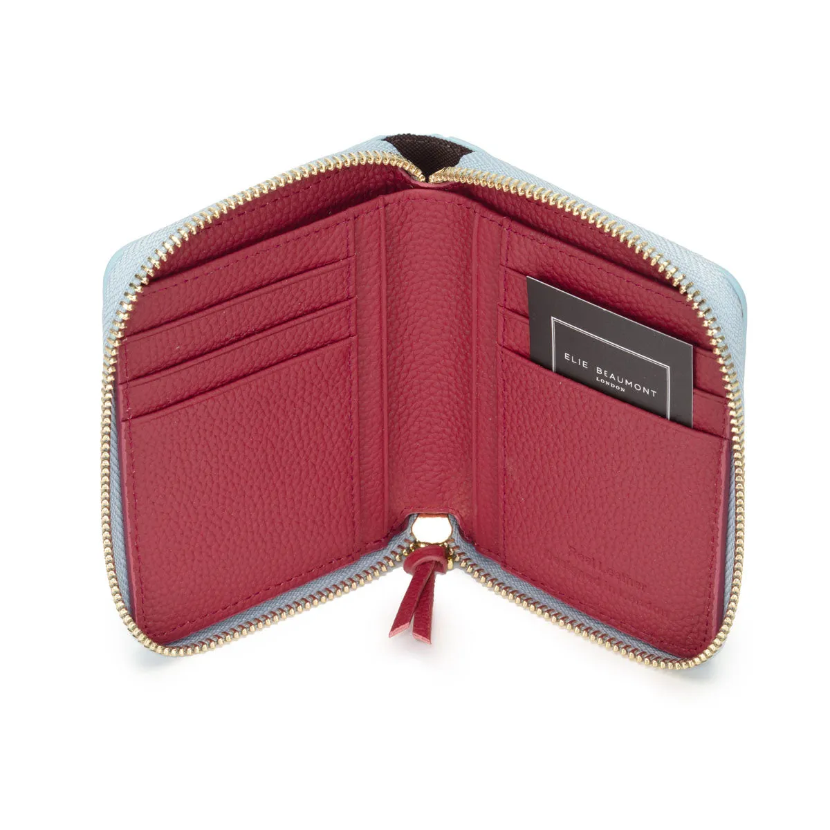 Zipper Purse/Wallet Powder Blue - Berry