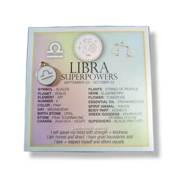 Zodiac Affirmation Card Libra